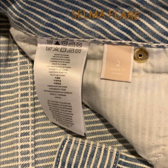 NWT Michael Michael Kors Selma Flare Hi Rise Jeans - Picture 5 of 6